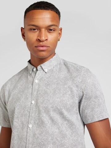 QS Regular fit Button Up Shirt in Grey