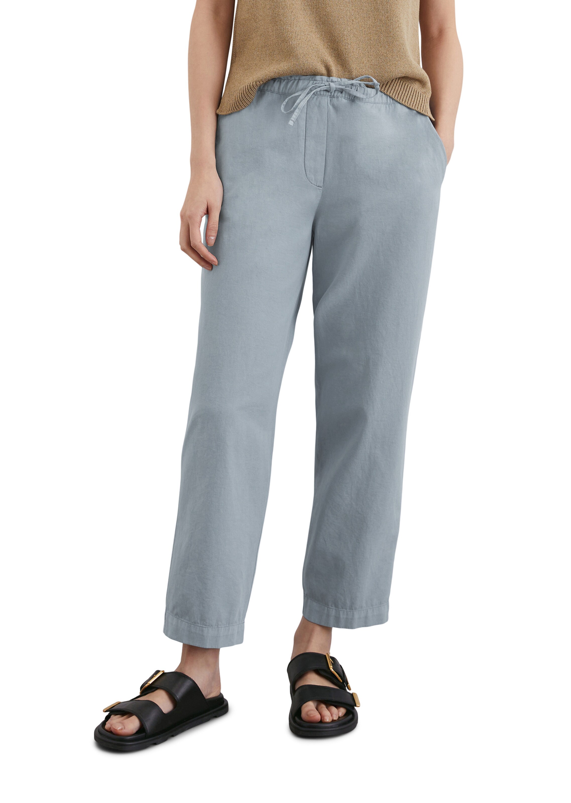 Marc O'Polo Tapered Hose in Blau: Vorderseite