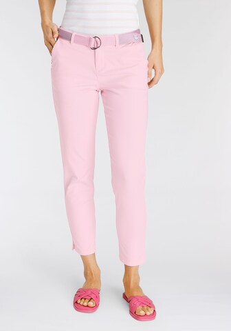 DELMAO Slimfit Hose in Pink: predná strana