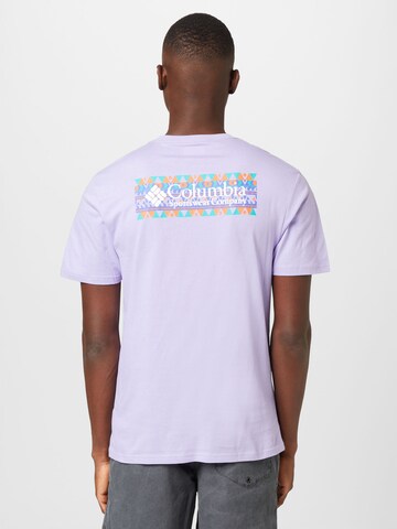 COLUMBIA Funkční tričko 'North Cascades™' – fialová
