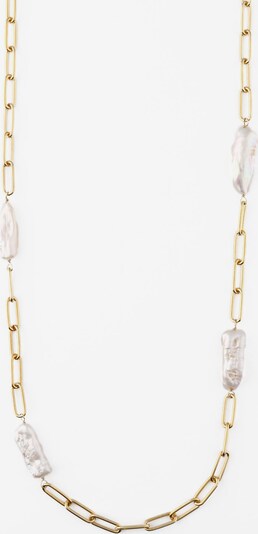 Orelia Chaîne en or / blanc perle, Vue avec produit