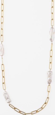 Orelia Necklace in Gold: front