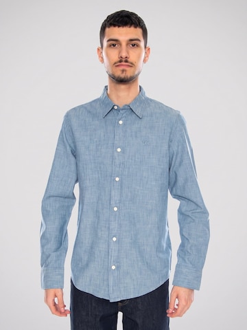 Comfort fit Camicia 'Shirt Light Chambray Blue' di Lee in blu