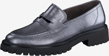 Paul Green Slip-ons in Silver: front