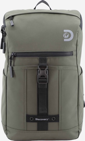 Discovery Backpack 'Shield' in Brown: front