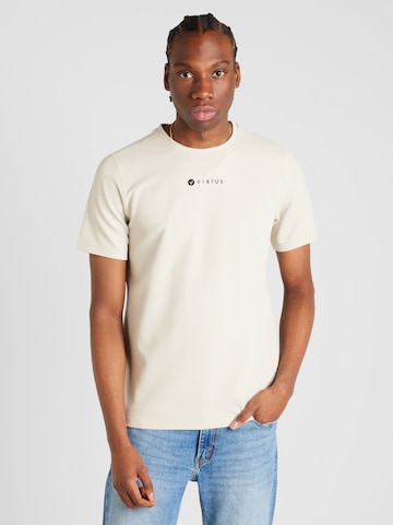 Virtus Λειτουργικό μπλουζάκι 'Besto' σε λευκό: μπροστά