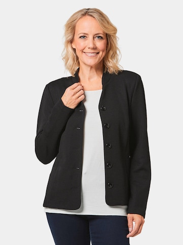 Goldner Blazer in Schwarz: predná strana