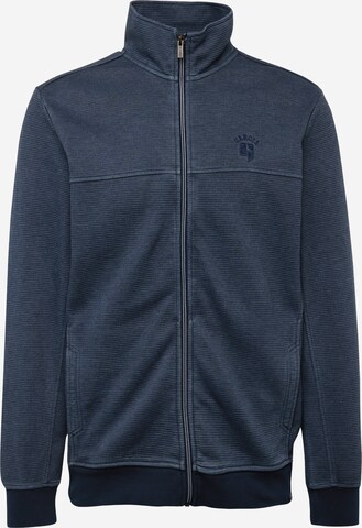 GARCIA Zip-Up Hoodie in Blue: front