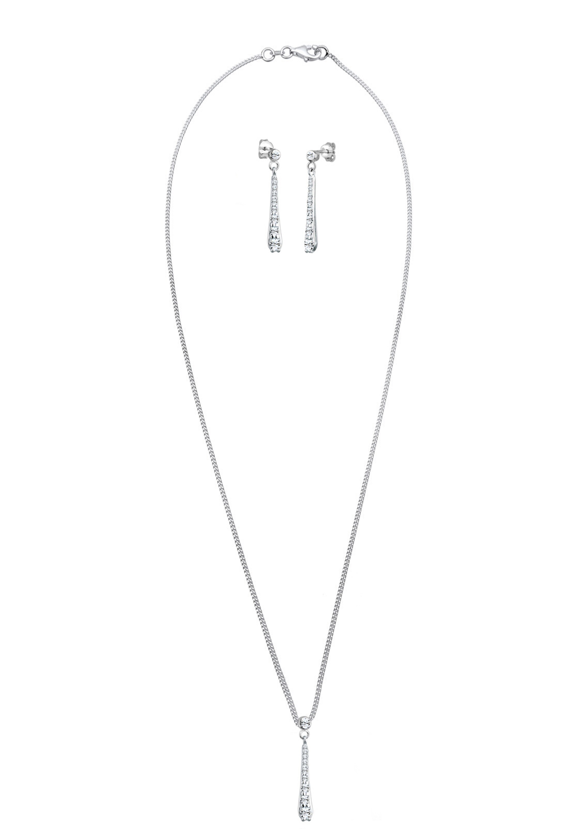 Parure de bijoux ELLI en argent : devant