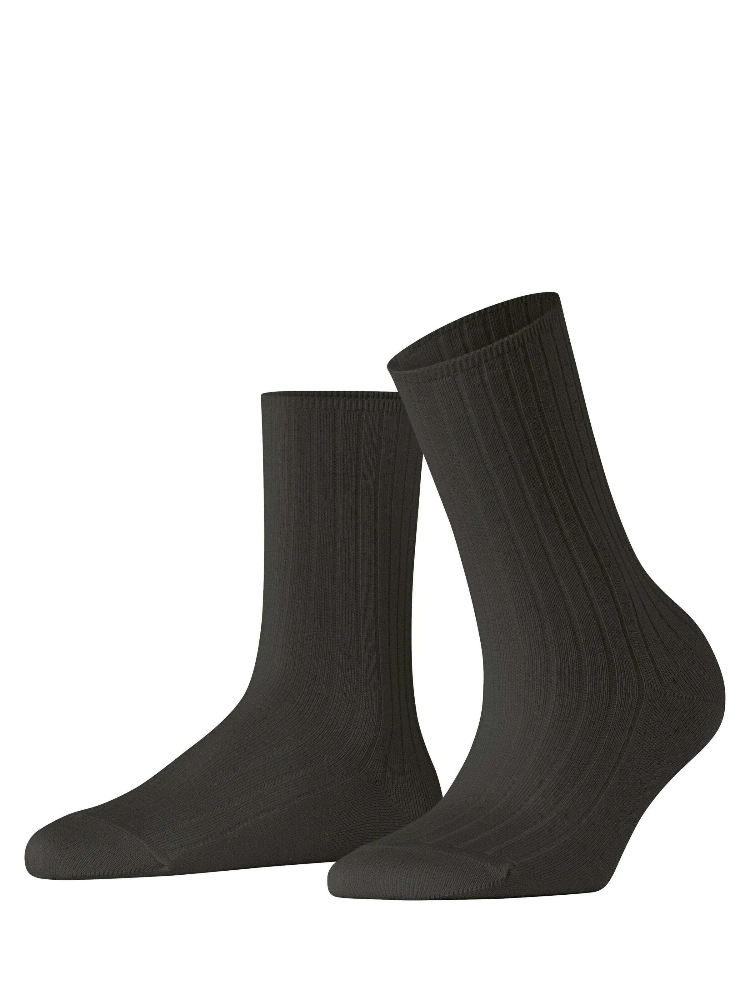 FALKE Socken 'Cotton Rib'‌‌ in Grün: Vorderseite