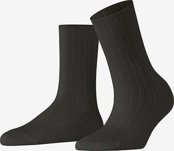 FALKE Socken 'Cotton Rib' in Grün: Vorderseite