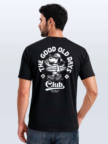 Neverless Shirt 'Good old Days' in Black