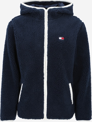 Veste en polaire Tommy Jeans en bleu : devant