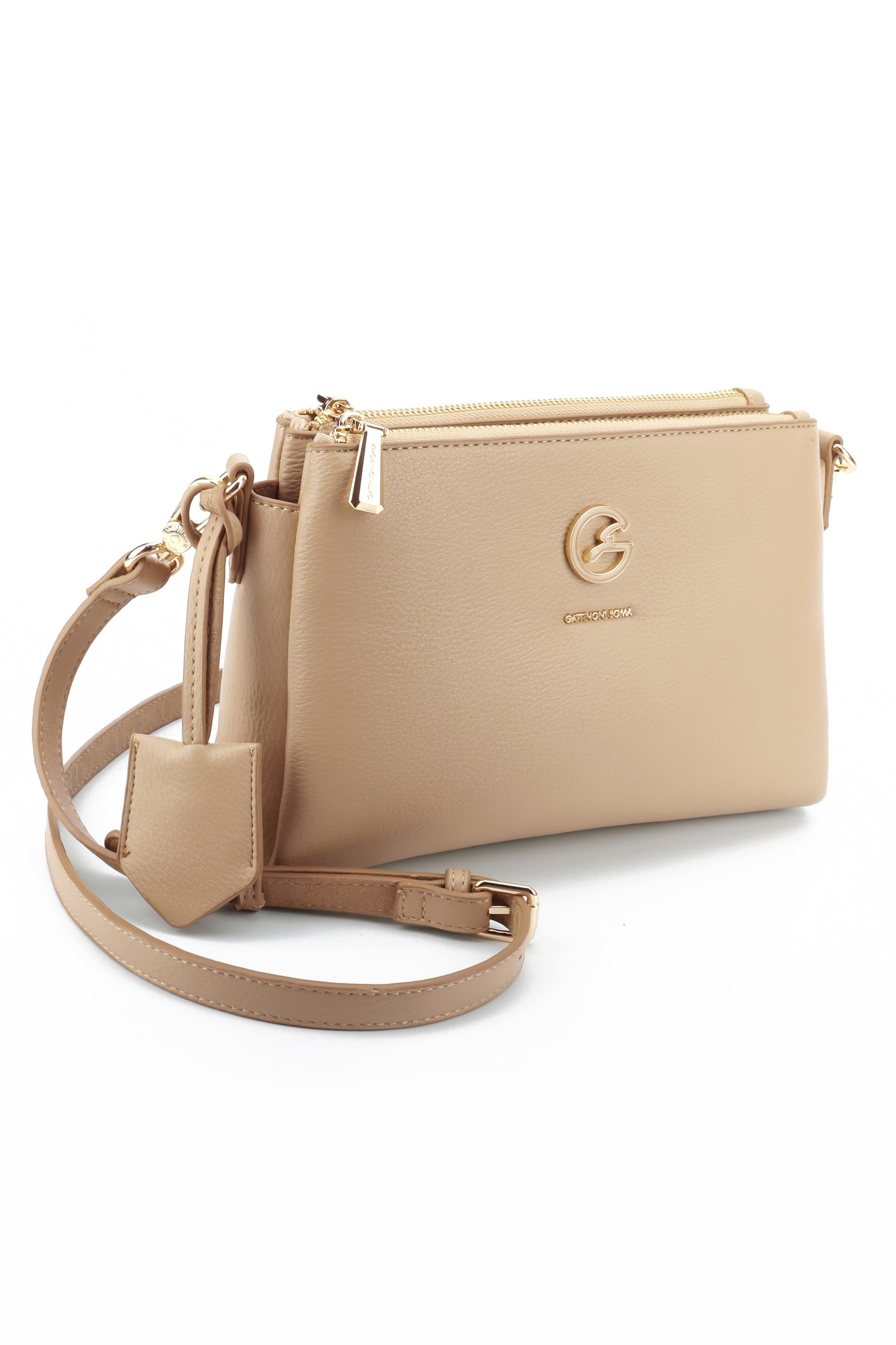Gattinoni Crossbody Bag in Beige