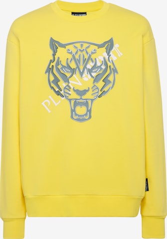 Sweat-shirt 'Tiger' Plein Sport en jaune : devant