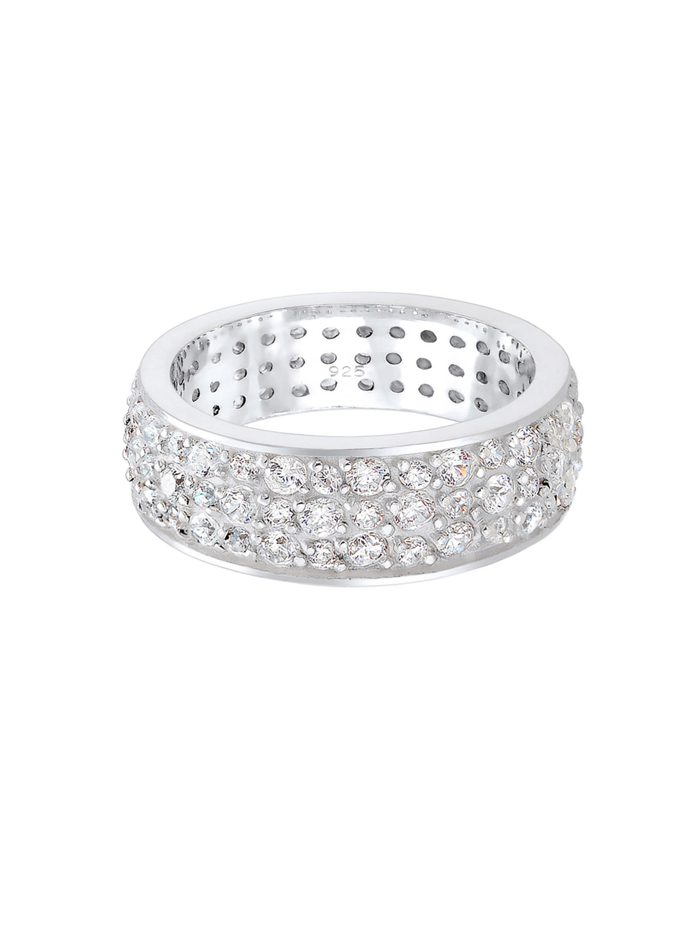 ELLI PREMIUM Ring 'Bandring' in Silver: front