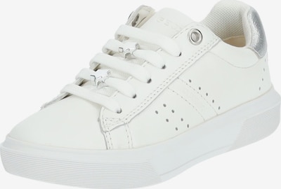 GEOX Sneaker in schwarz / silber / weiß, Produktansicht