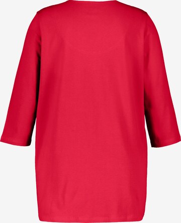 T-shirt Ulla Popken en rouge