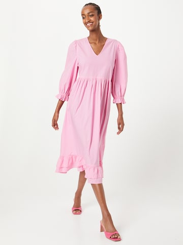 mbym Платье 'Dasha' в Ярко-розовый: спереди