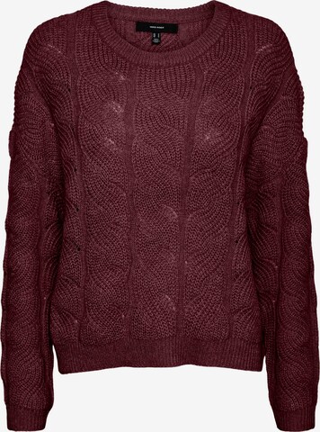 VERO MODA Sweater 'Stinna' in Red: front