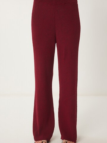 Pantalons de tailleur Happiness İstanbul en rouge