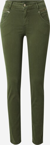 BRAX Skinny Broek 'SHAKIRA' in Groen: voorkant