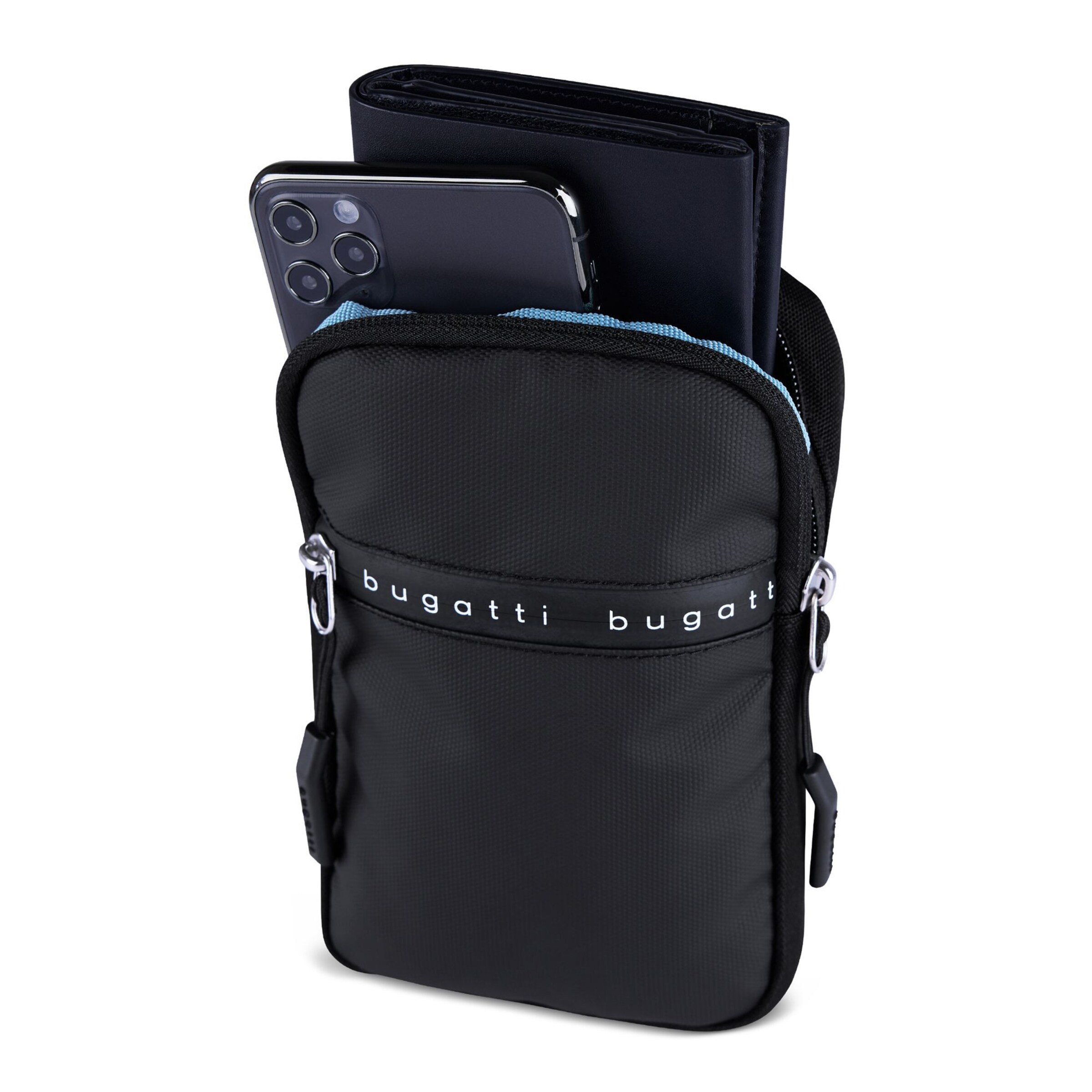 bugatti Umhängetasche 'Blanc Delight' in Schwarz