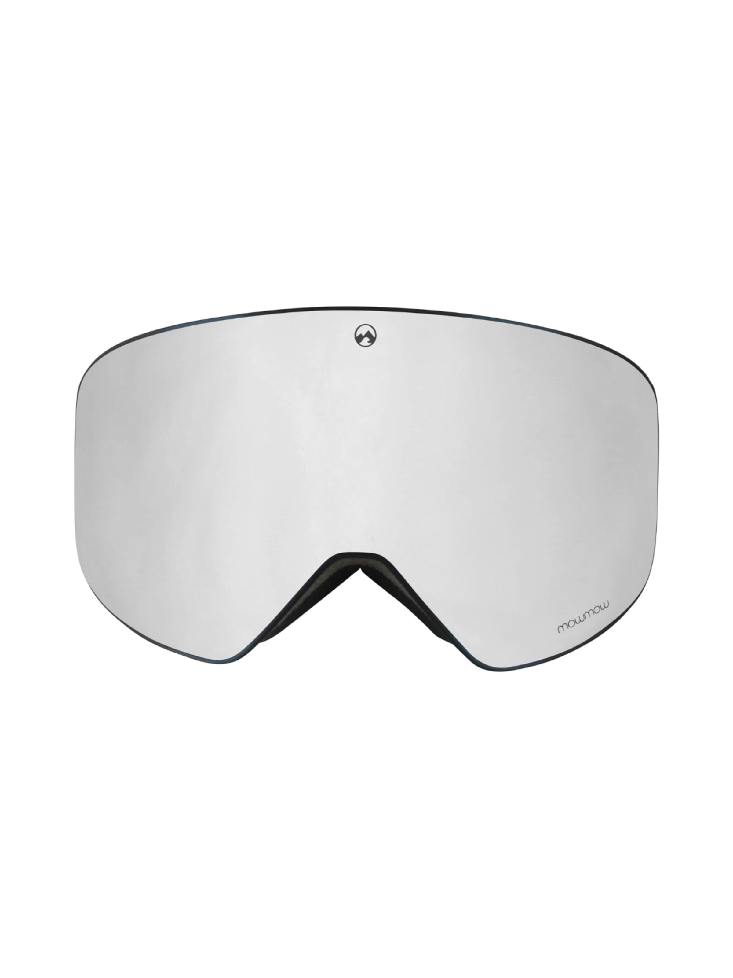 Mowmow Sportglasögon 'MowMow STEALTH Ski Goggles - Photochromic Lens - ECO: Bioresin Frame & Recycled - UV400 - Unisex' i silver