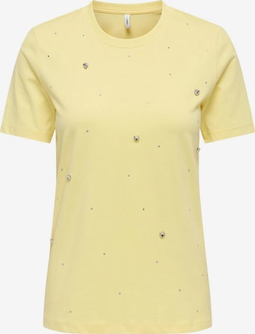 ONLY Shirt 'STONE' in Gelb: Vorderseite