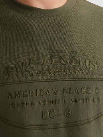 PME Legend Bluser & t-shirts 'T-shirt in a material blend with artwork' i grøn