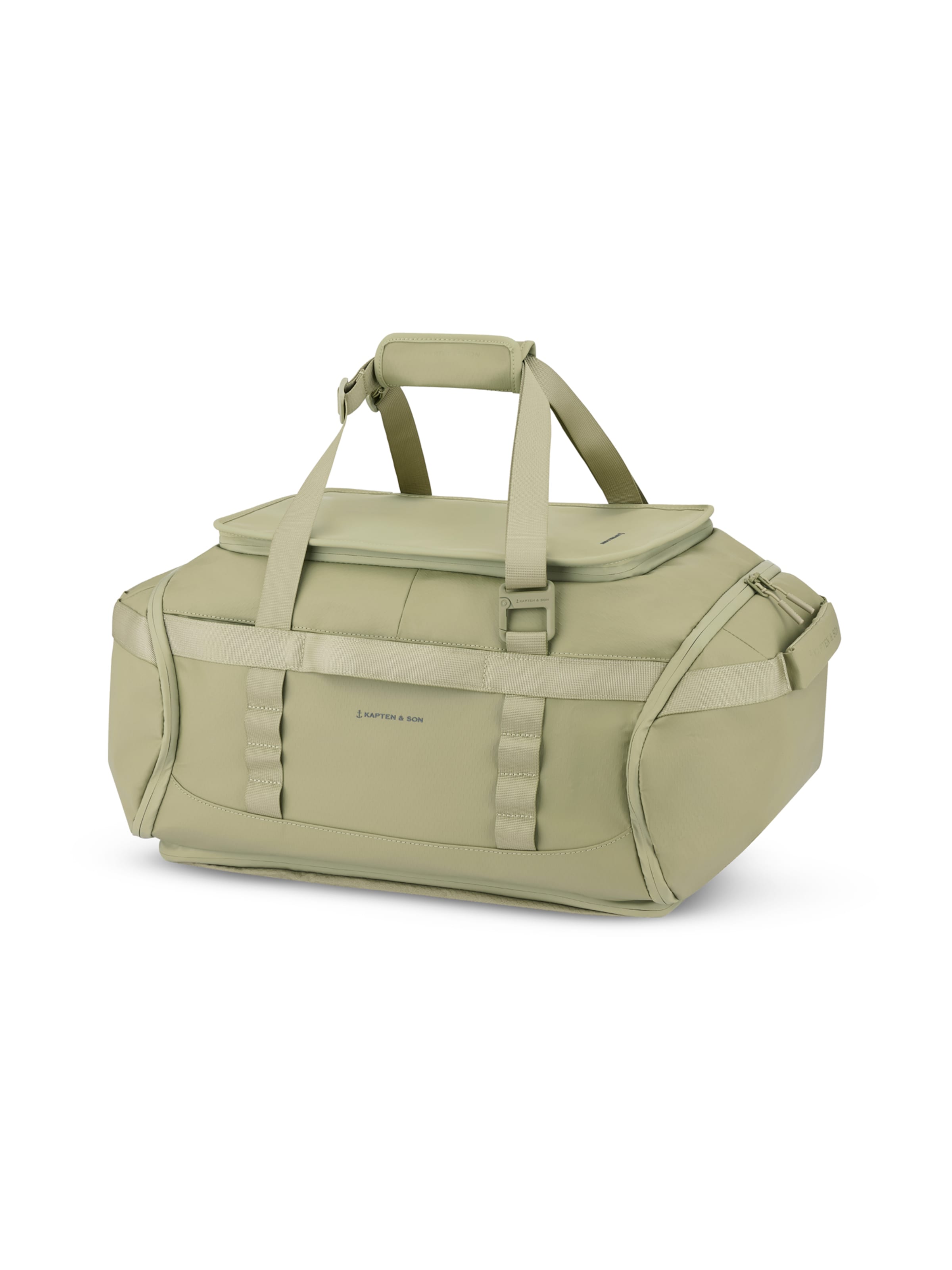 Kapten & Son Weekendtas 'Lisbon' in Groen: voorkant