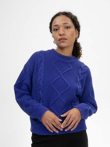 Pull-over MELA en bleu : devant