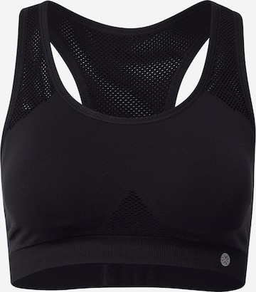 Athlecia - Bustier Sujetador deportivo 'Rosemary' en negro: frente