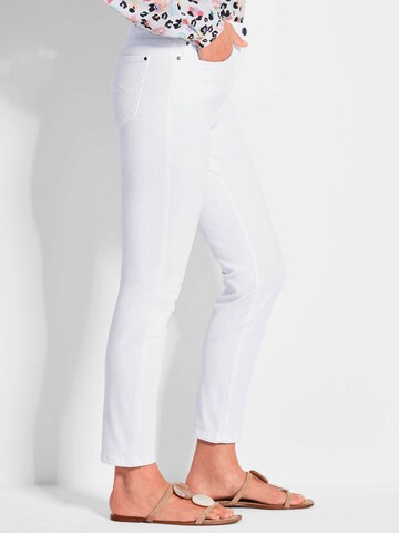Coupe slim Jean 'Bella' Goldner en blanc