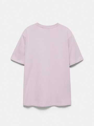 Pull&Bear Tričko – fialová