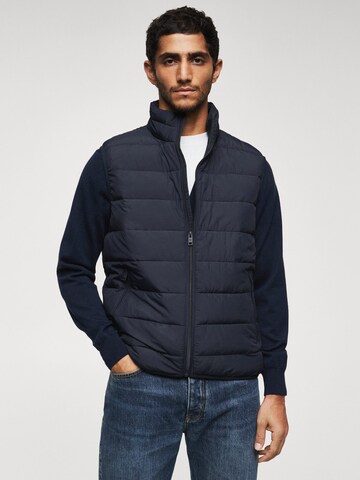 Gilet 'Gorryst' MANGO MAN en bleu : devant