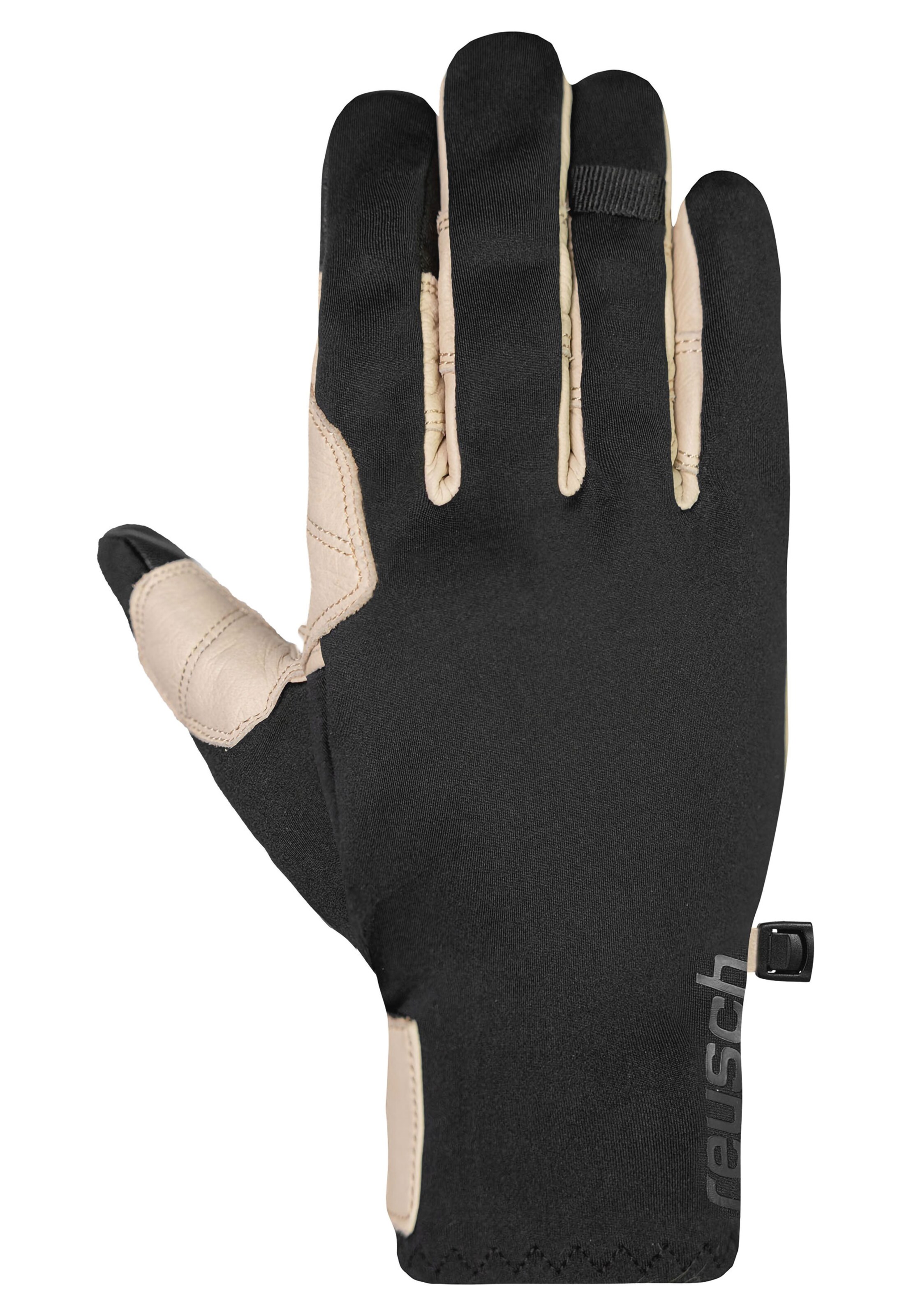 REUSCH Full finger gloves 'Track-X TOUCH-TEC' in Beige