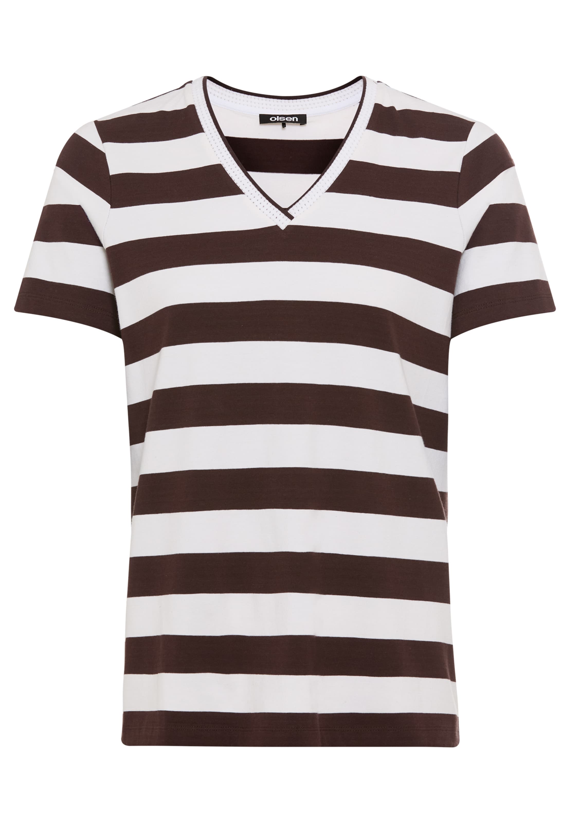 Olsen Shirt in Braun: Vorderseite