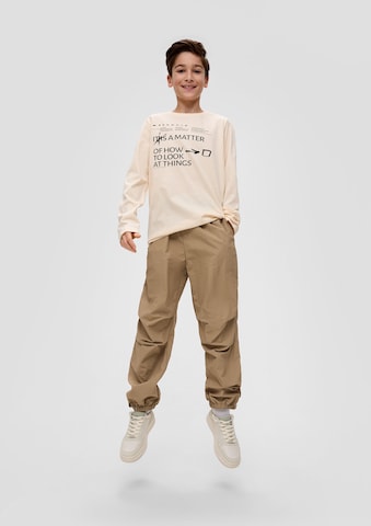 s.Oliver Loose fit Trousers in Brown