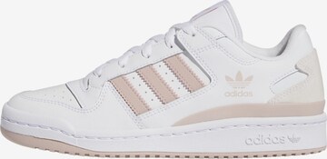 ADIDAS ORIGINALS Sneaker low 'Forum' i hvid: forside