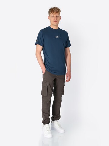 SPITZBUB Shirt 'Flight' in Blue