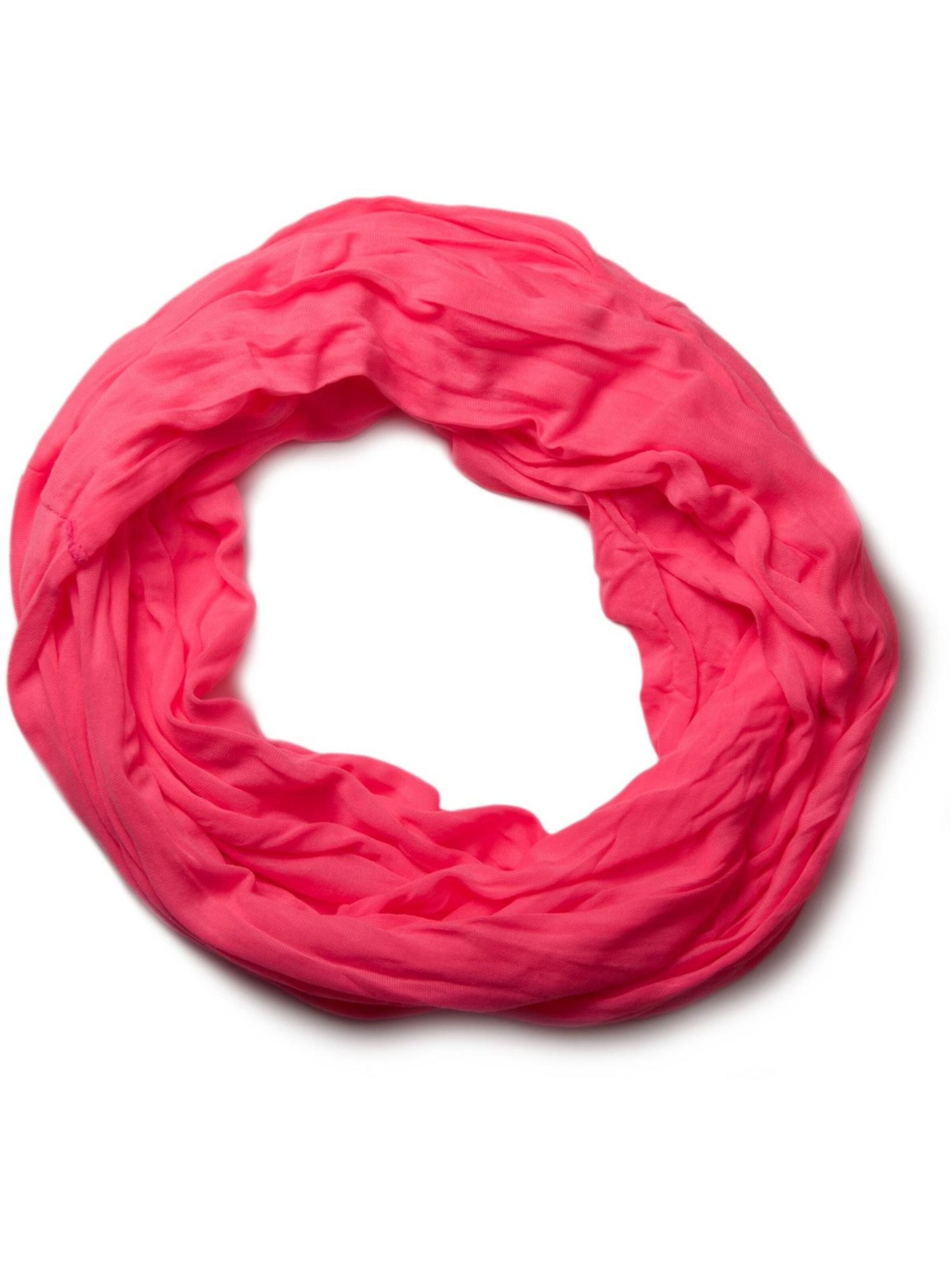 styleBREAKER Schlauchschal 'Jersey Loop in Crash Optik'‌‌‌‌‌‌ in Pink: Vorderseite