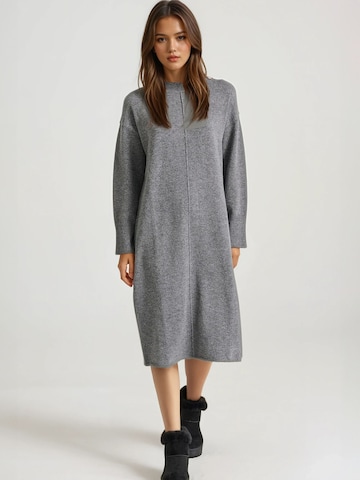 Funky Buddha Knit dress in Grey: front