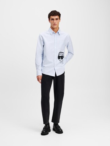 Karl Lagerfeld Comfort fit Ing 'IKON' - kék