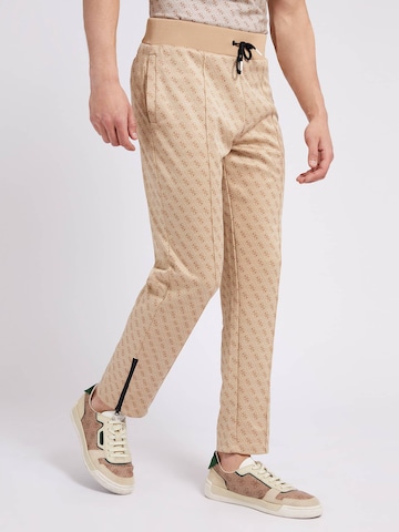 GUESS Slim fit Trousers in Beige: front