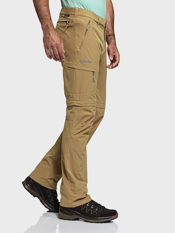 Schöffel Slim fit Outdoor trousers 'Koper1' in Beige