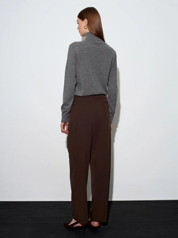 Dilvin Wide Leg Hose in Braun