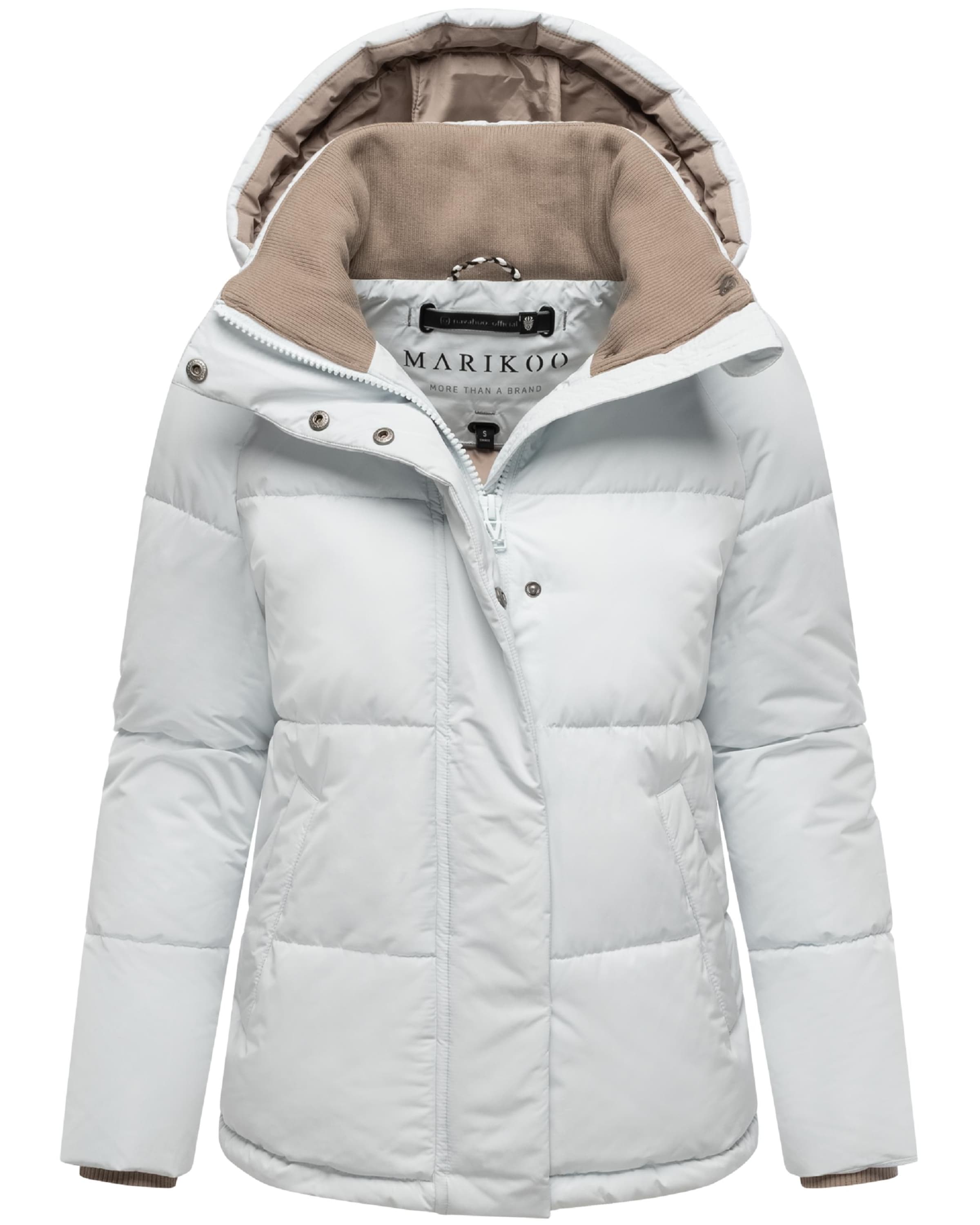 Giacca invernale 'Omariaa 16' di MARIKOO in bianco: frontale