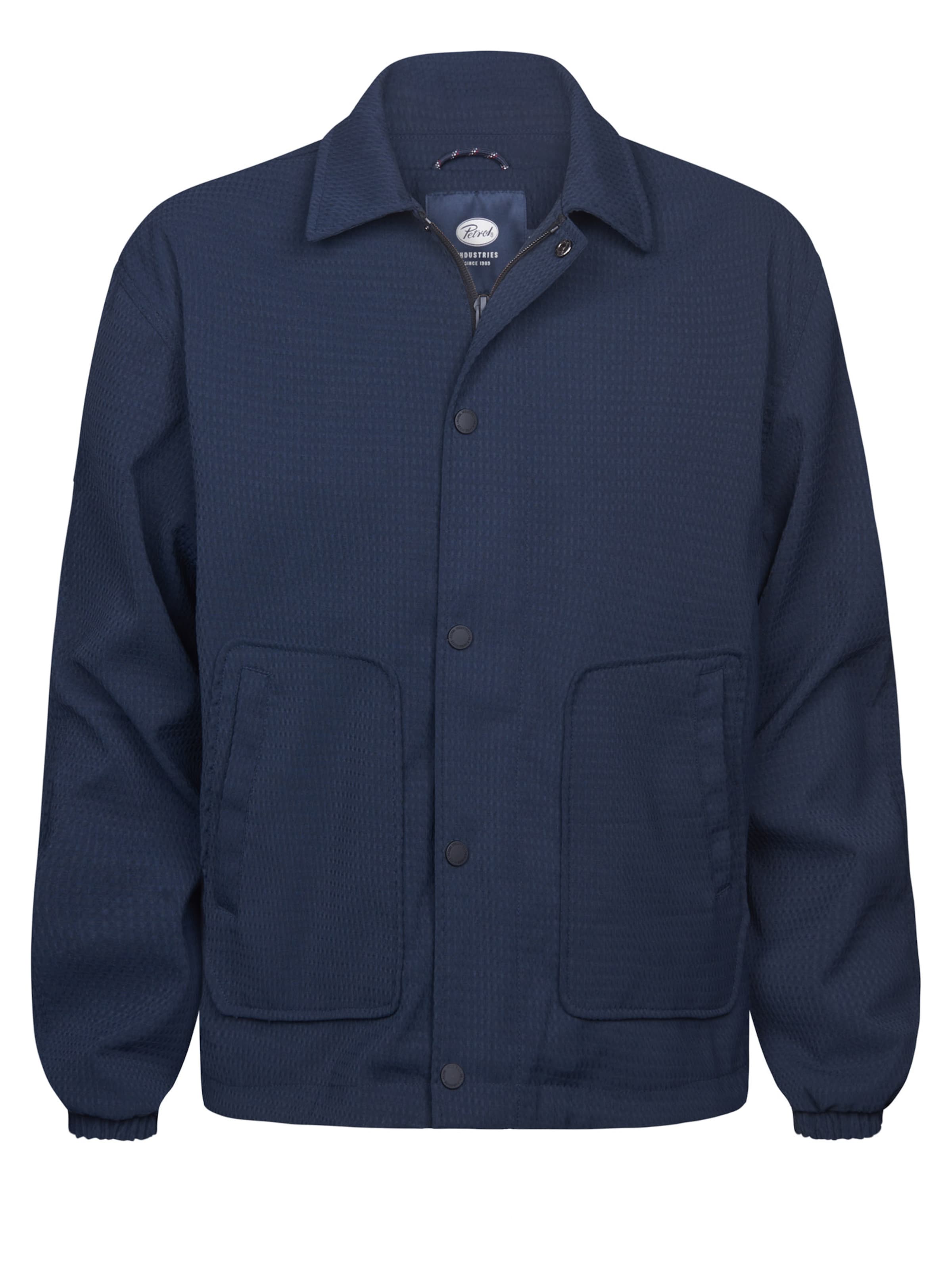 Petrol Industries Övergångsjacka i blå: framsida