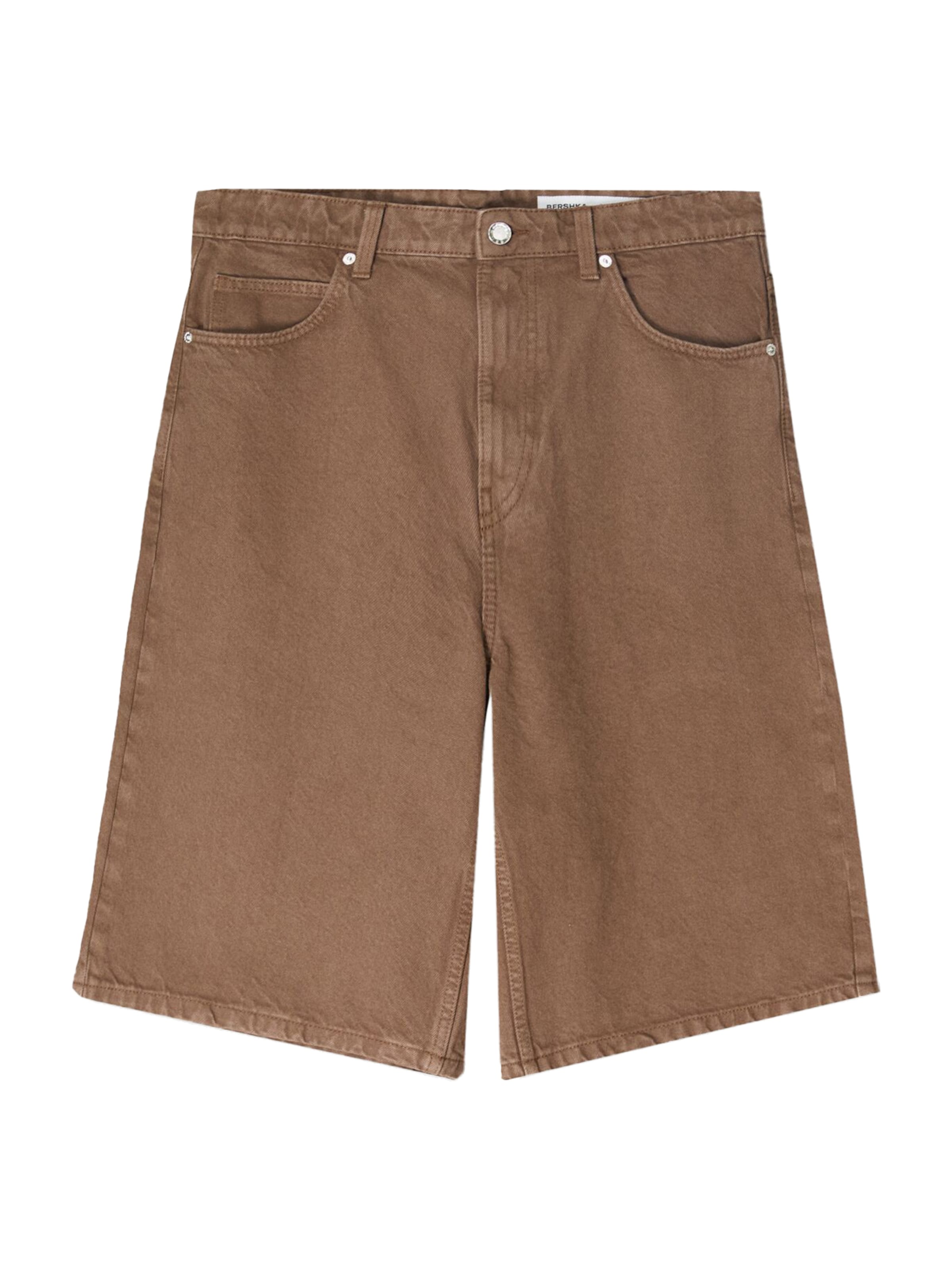 Baggy Jeans di Bershka in marrone: frontale